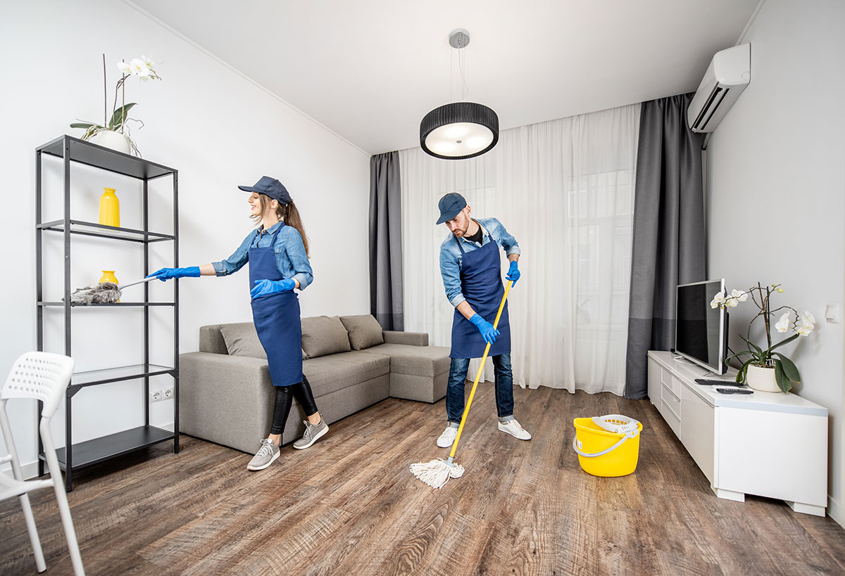 Cleaning services for apartments