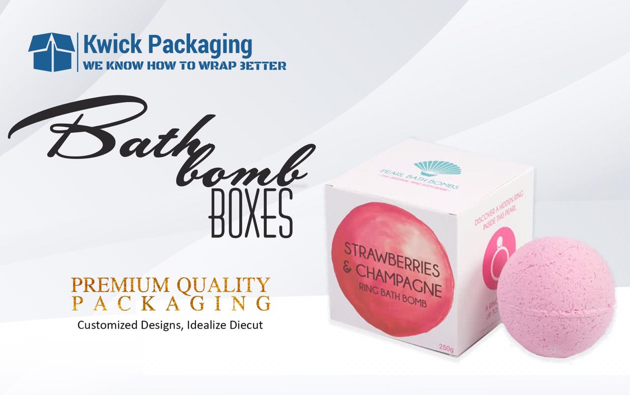 Custom Boxes with Suitable Designs for Bath Bomb Products