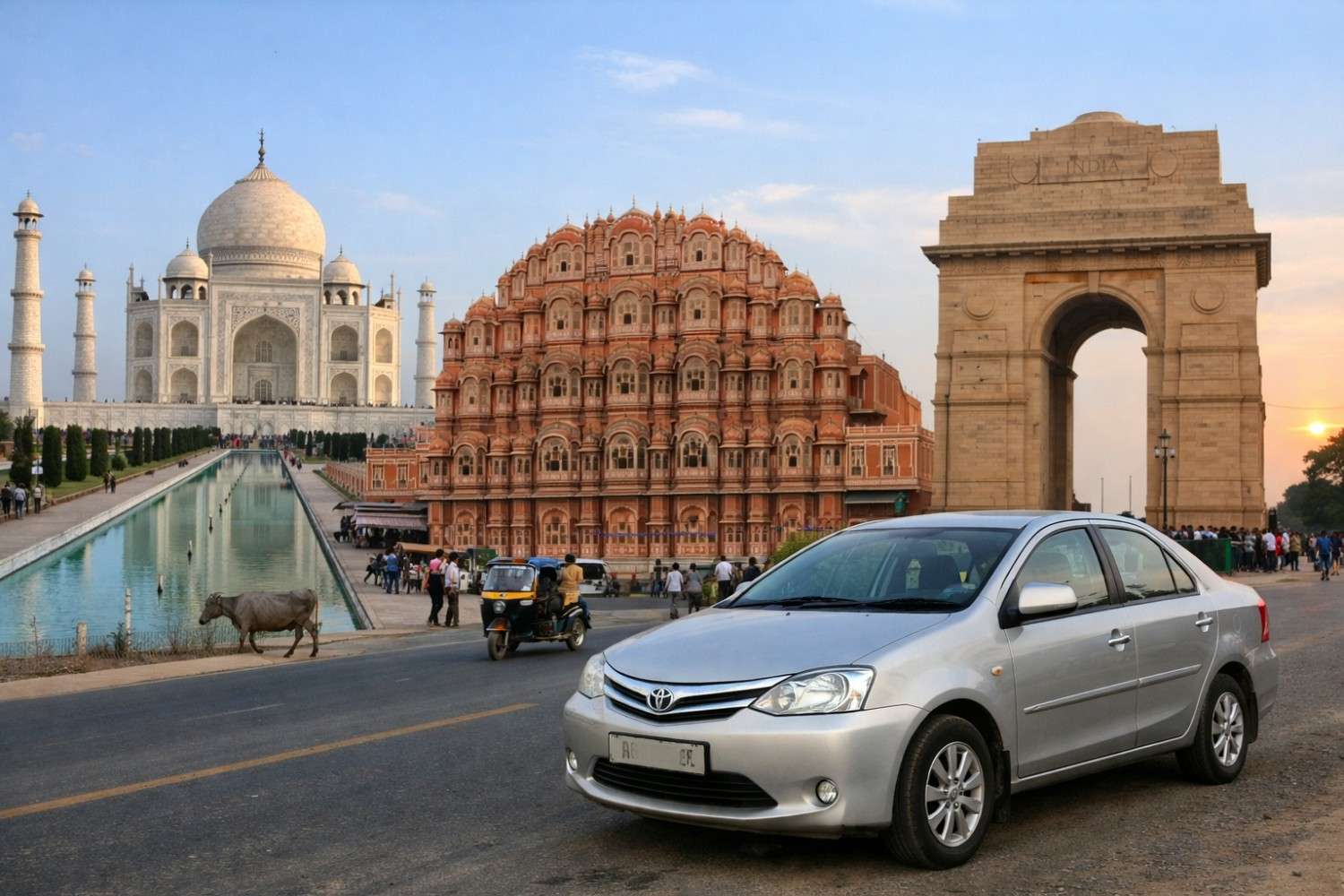 Golden Triangle Tour Package by Car From Delhi