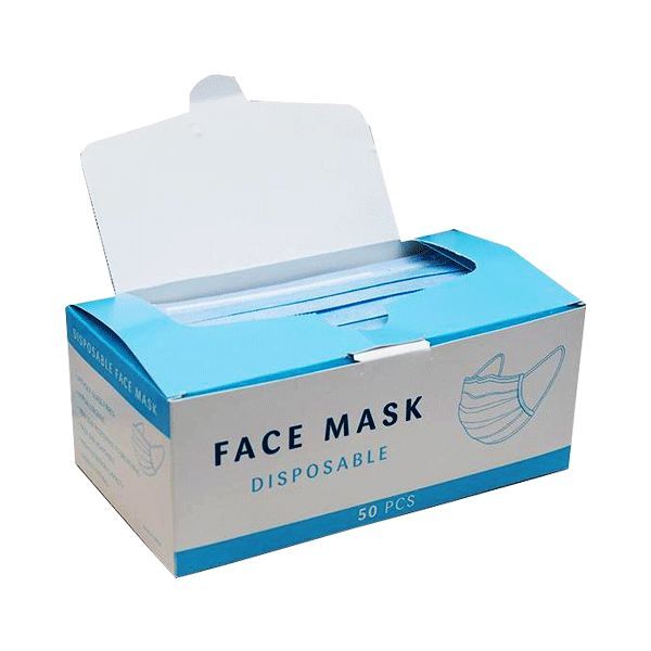 Custom Face Mask Packaging Boxes Wholesale