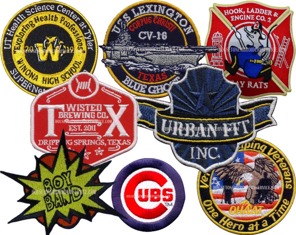 Layout Custom Embroidered Patches From The Scratch With United States