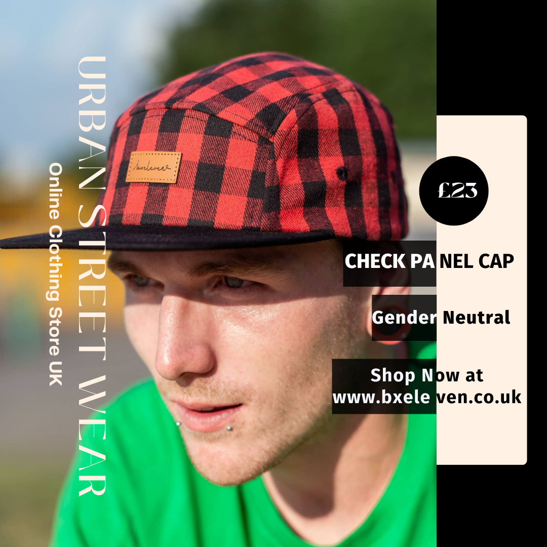 Shop Top Quality Bxeleven Check Panel Cap, Beanies & More