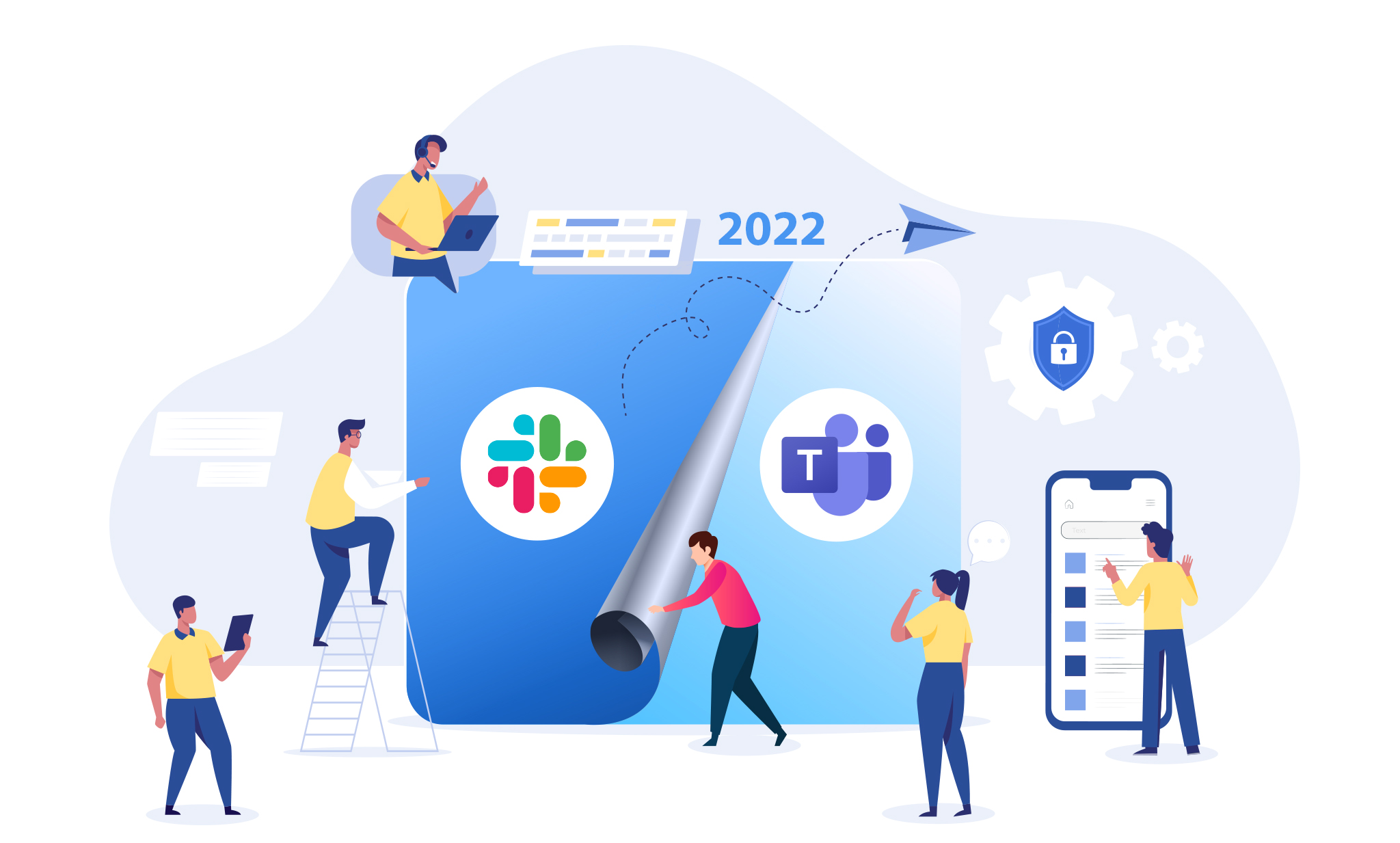 Are Slack and Microsoft Teams similar?