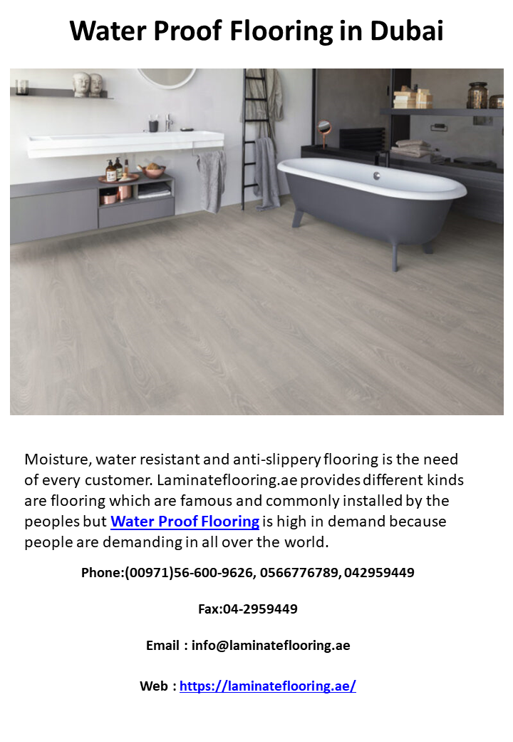 Water Proof Flooring in Dubai