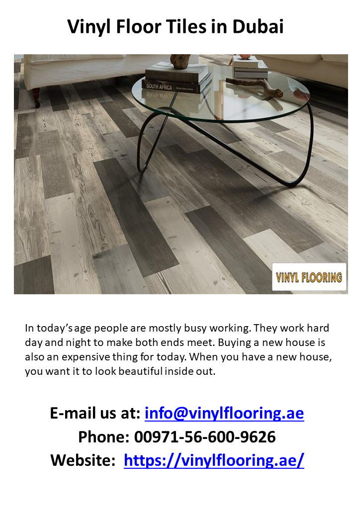 Vinyl Floor Tiles in Dubai