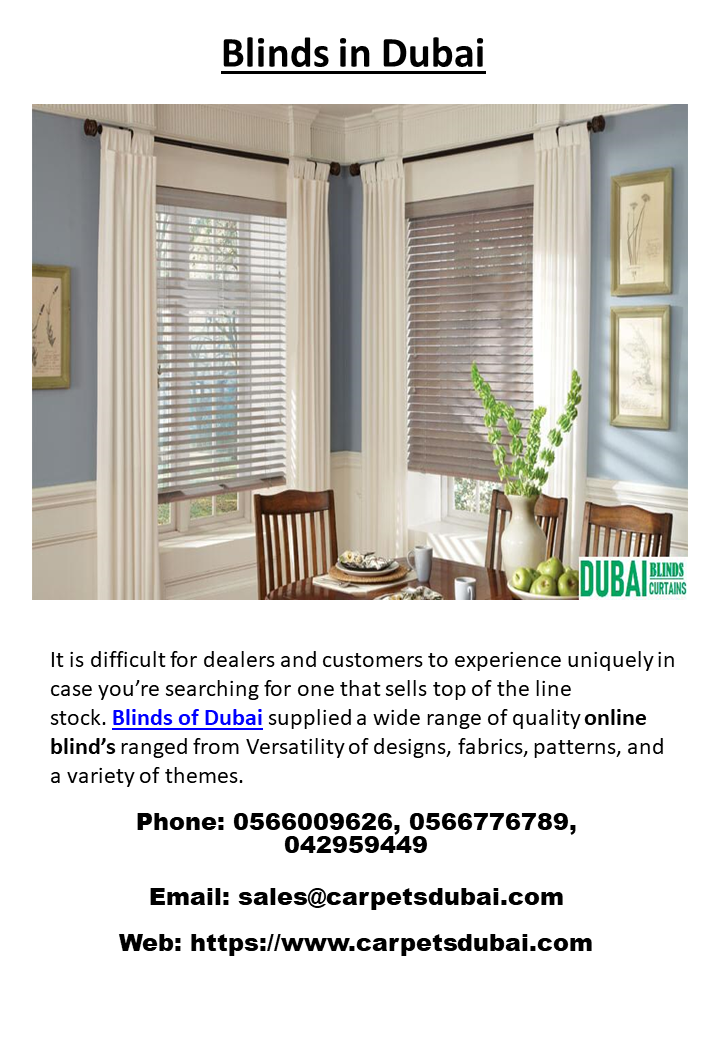 Dubai Blinds