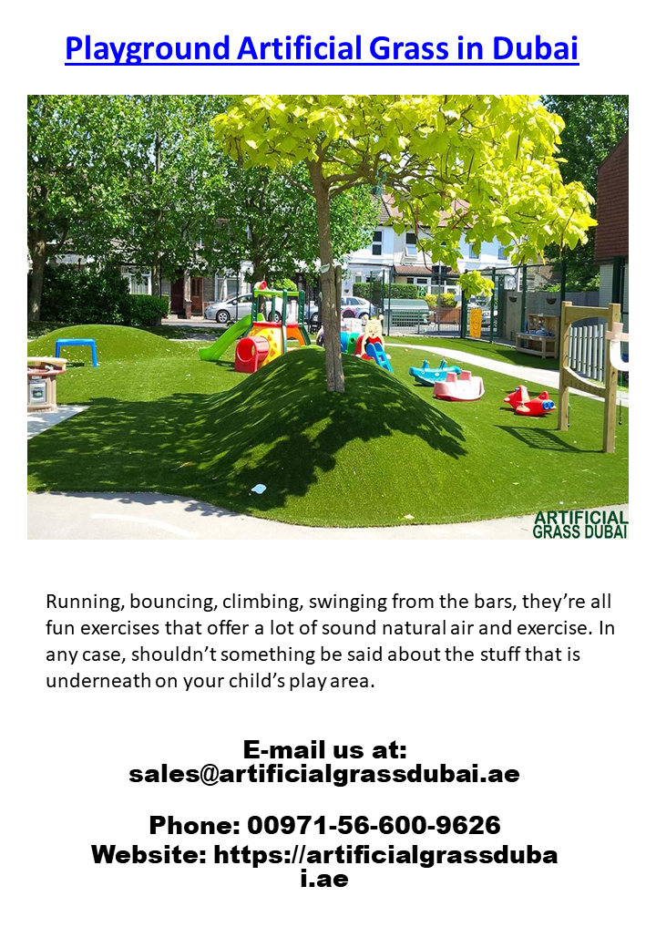 Playground Grass in Abu Dubai