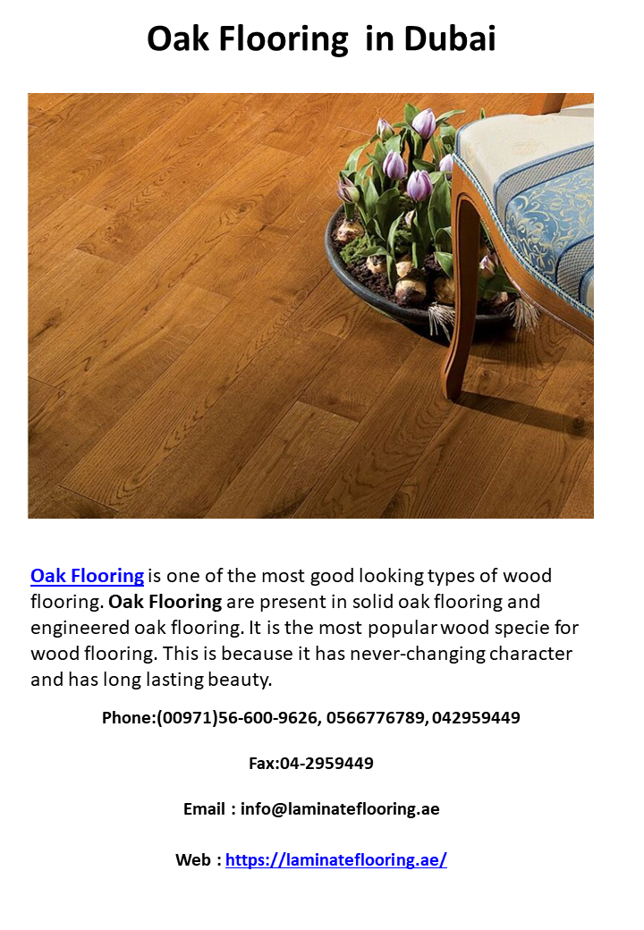 Oak Flooring in Dubai