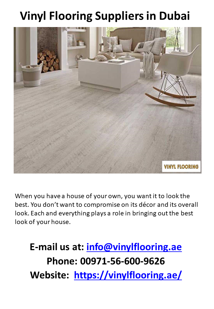 Vinyl Flooring Suppliers in Dubai