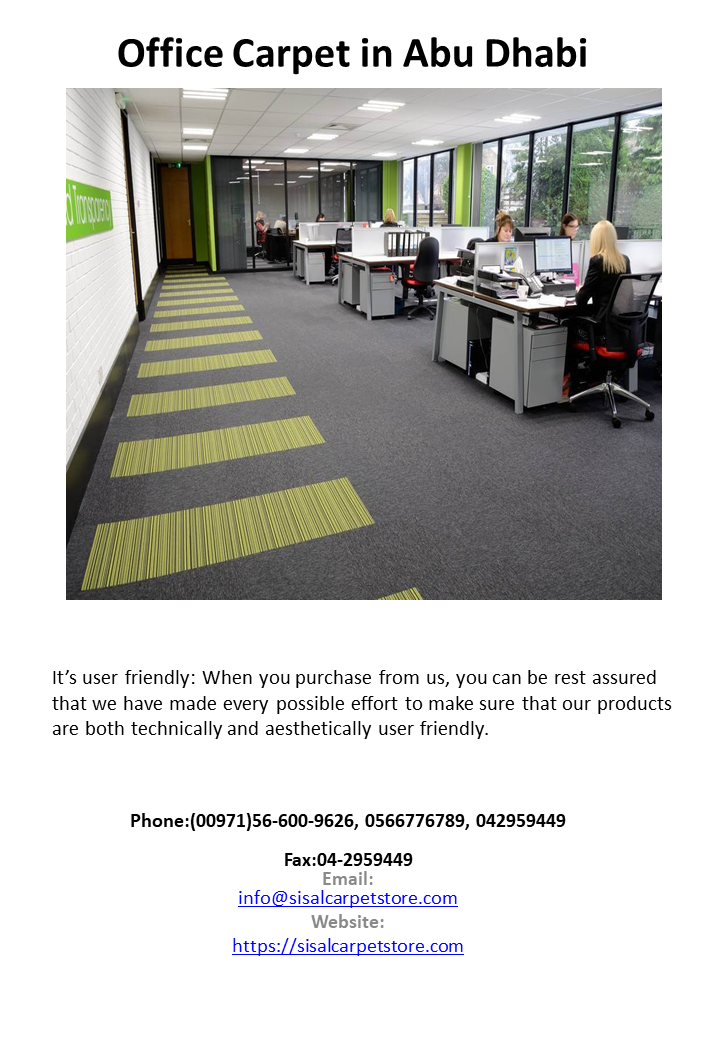 Office Carpet in Abu Dhabi