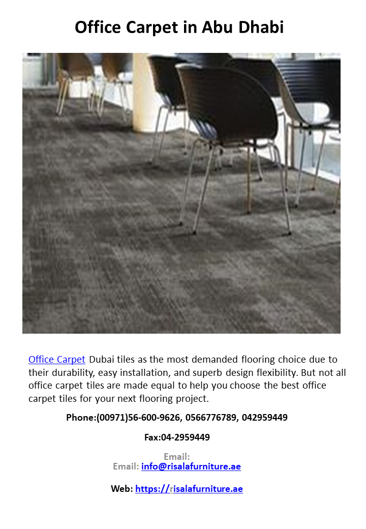 Office carpets in Abu Dhabi