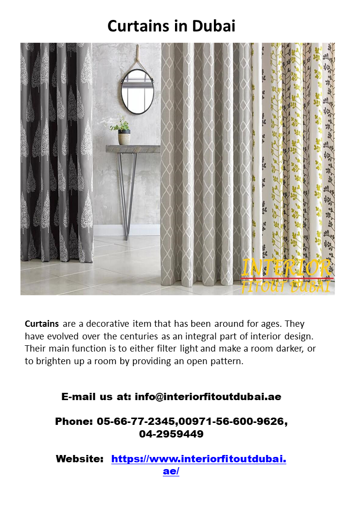 CURTAINS IN DUBAI