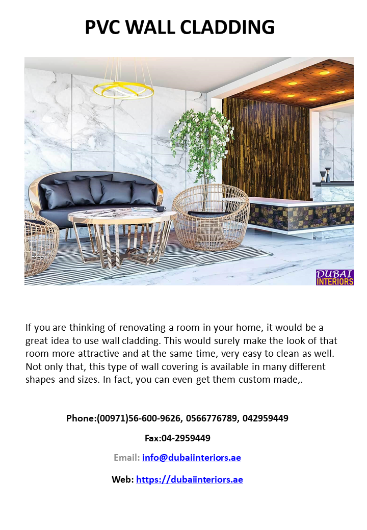PVC WALL CLADDING IN DUBAI
