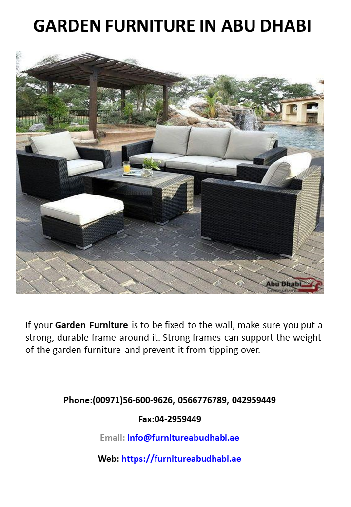 GARDEN FURNITURE IN ABU DHABI