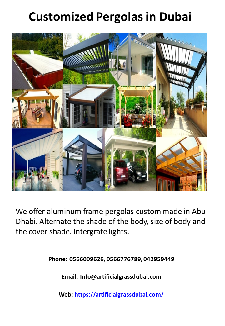 Customized Pergola in Dubai