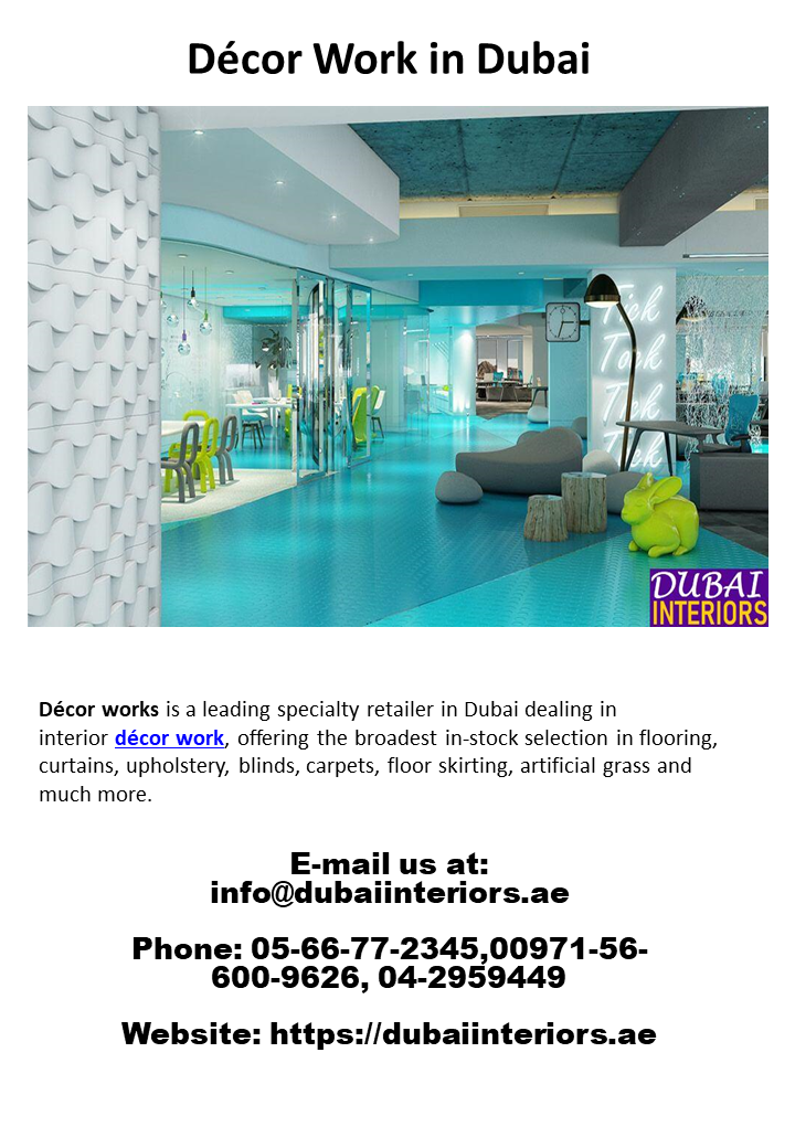 Décor Works in Dubai
