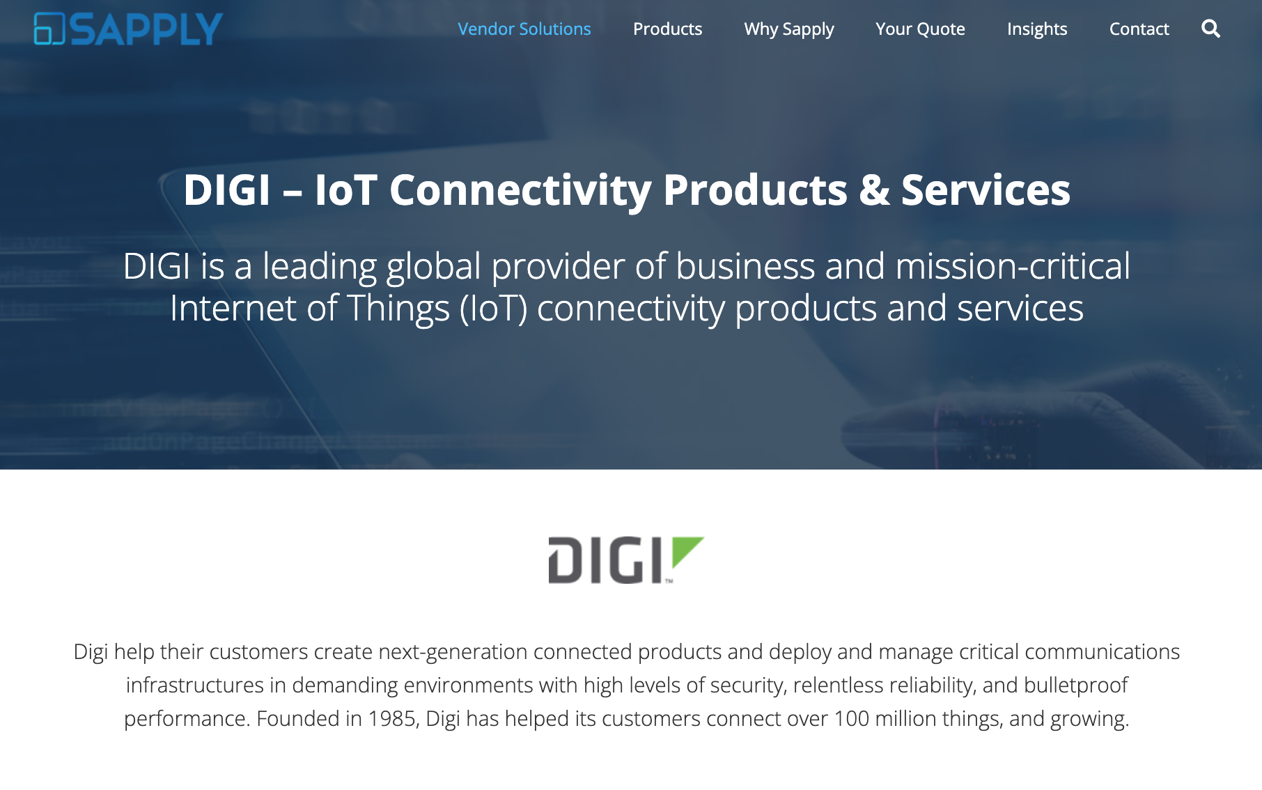 Digi Distributor - SAPPLY IT Distribution