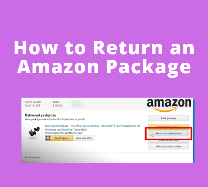 How to Return an Amazon Package