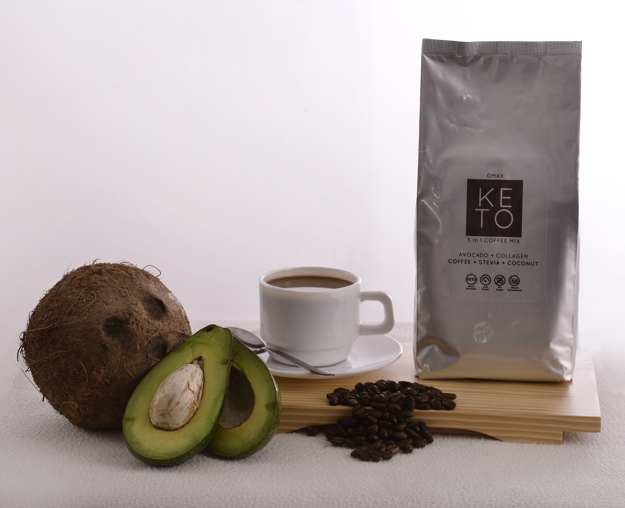 Get GMAX KETO Coffee Mix 500 Grams Pack Makes 30 Cups