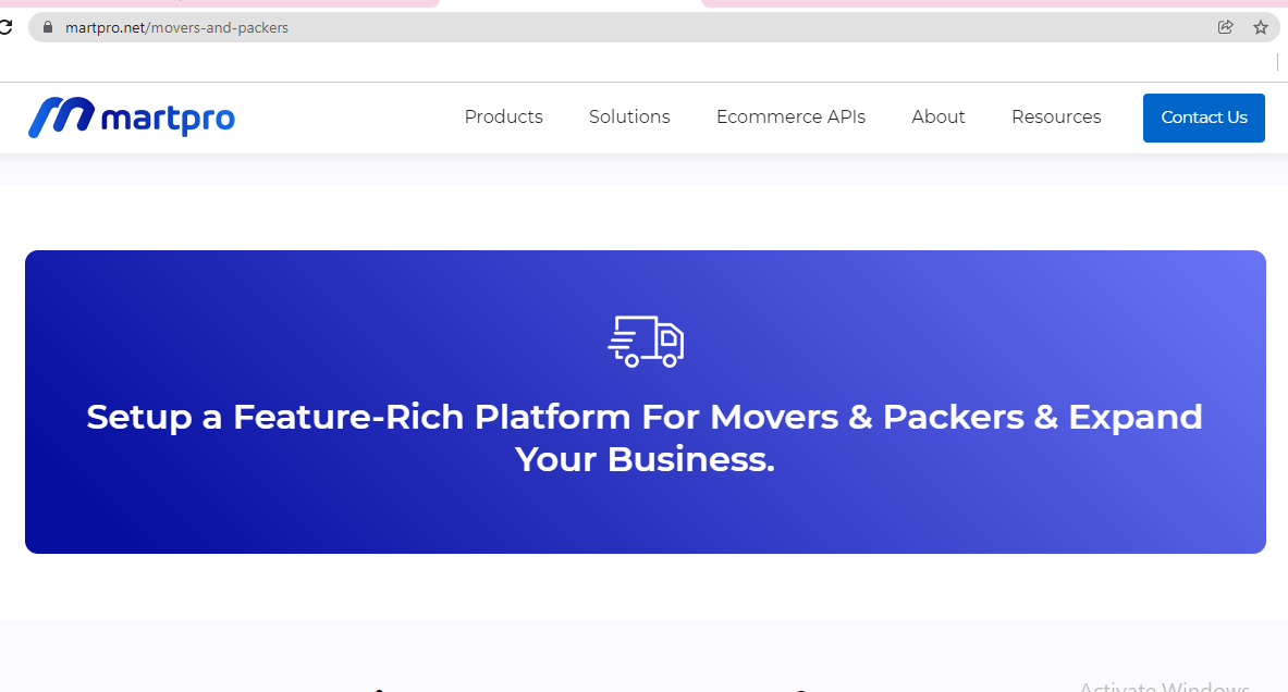 Movers & Packers Platform 