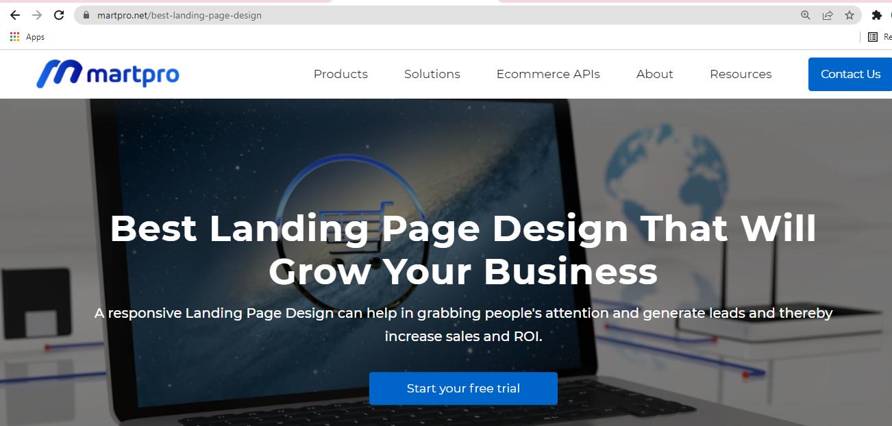Landing Page Design Services