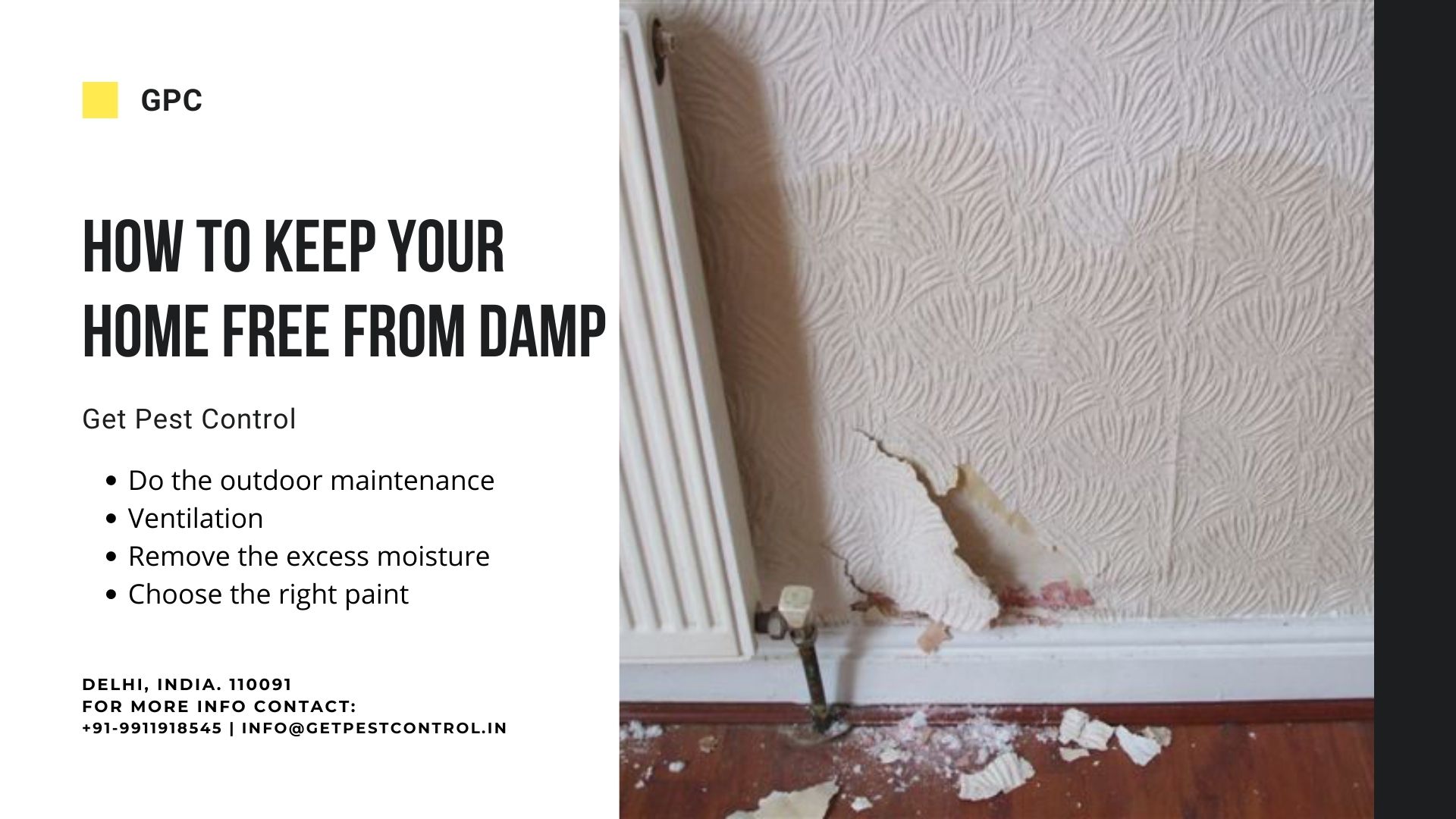 How to keep your home free from damp