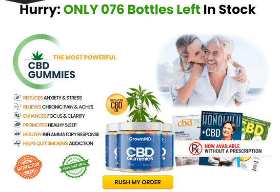 GrownMD CBD Gummies – Eliminate Chronic Pains!