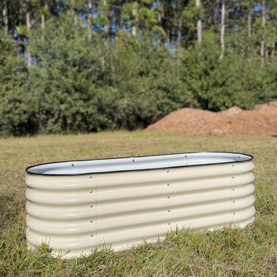 17" Tall 4 In 1 Modular Metal Raised Garden Bed Kit | Vego Garden