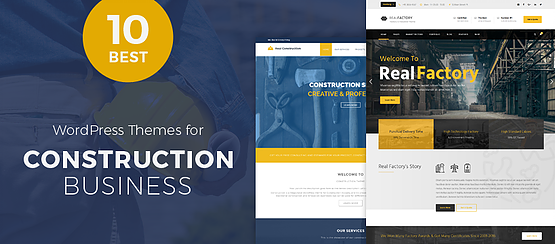 10 Best WordPress Themes for Construction Business