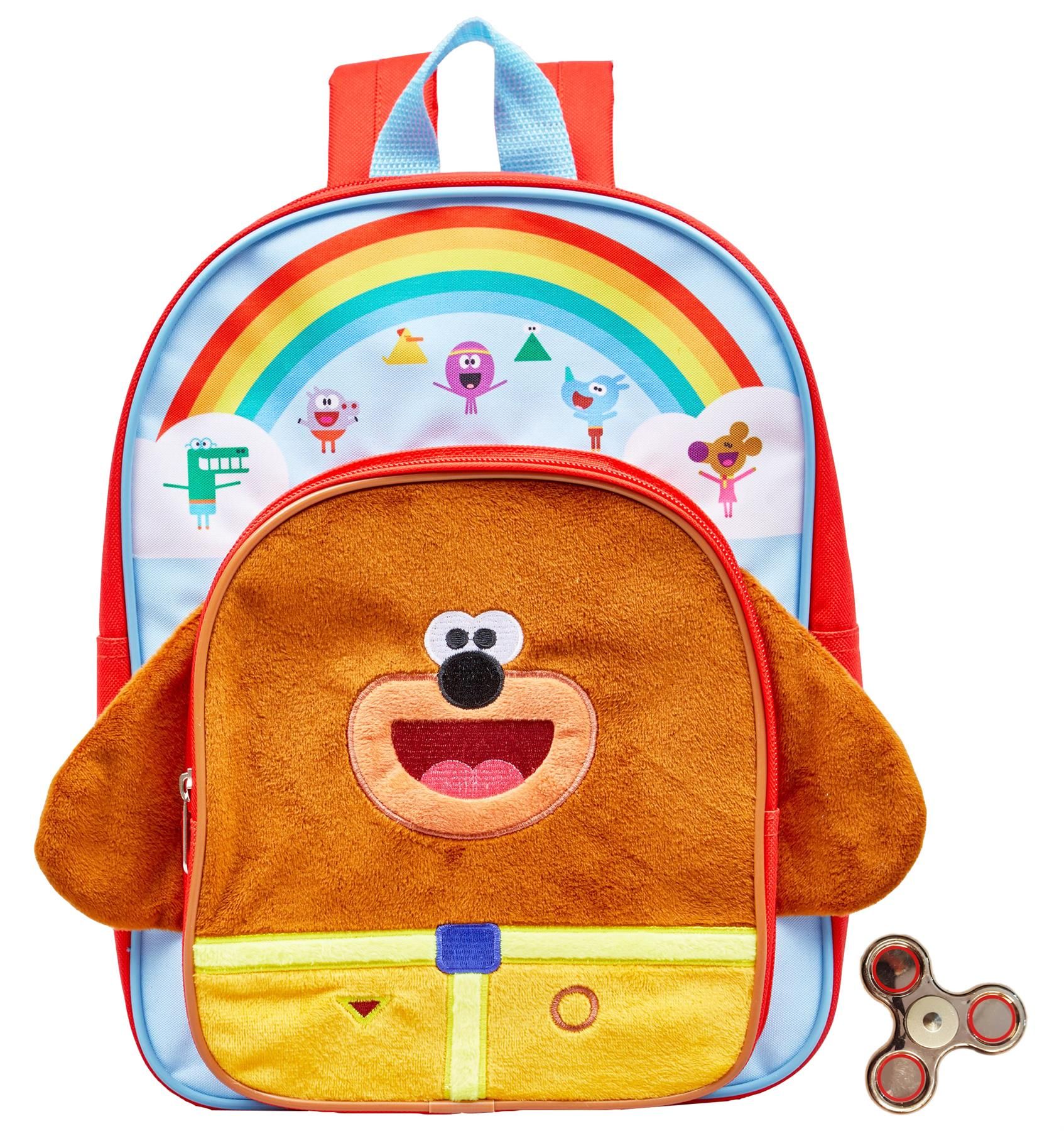 Hey Duggee 3D Novelty Arch Backpack And Free Spinner