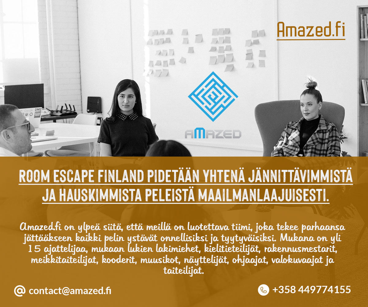 Osta lahjakortti haluamallasi arvolla room escape Helsinki -voimassa 12 kuukautta