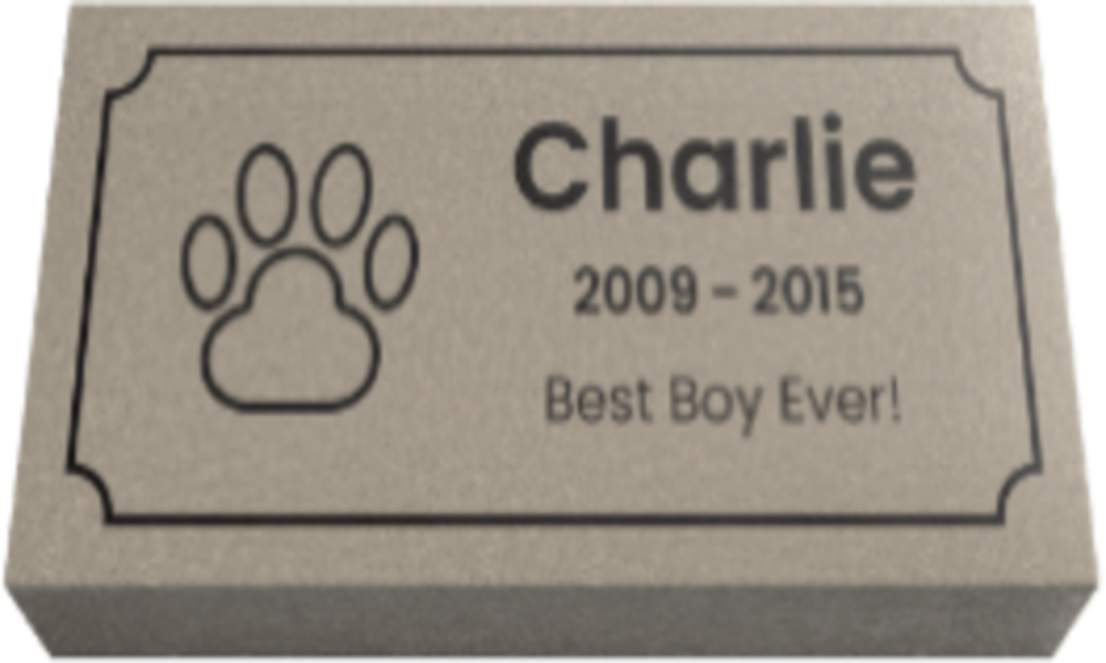 Dog Headstone