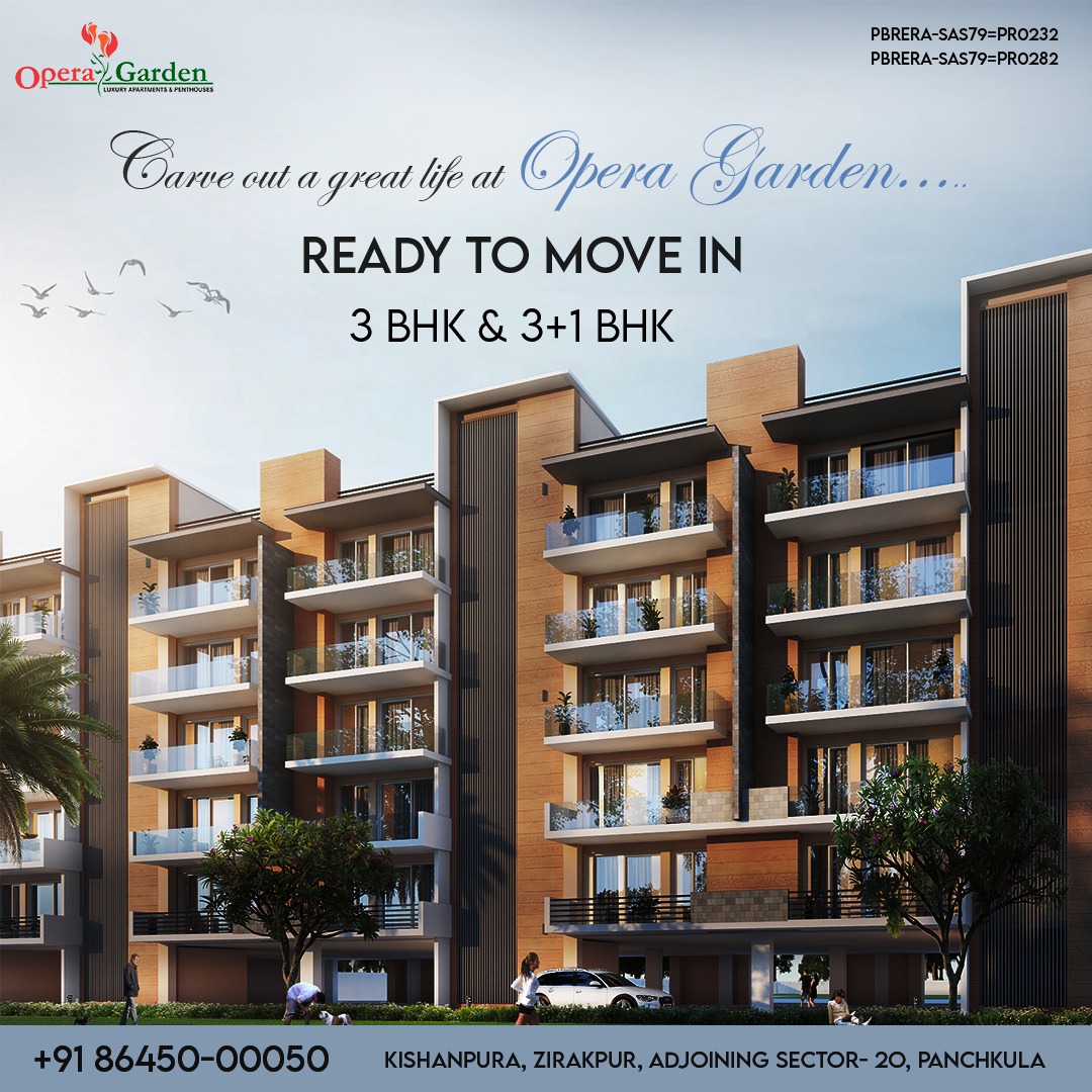 3BHK flats in Zirakpur