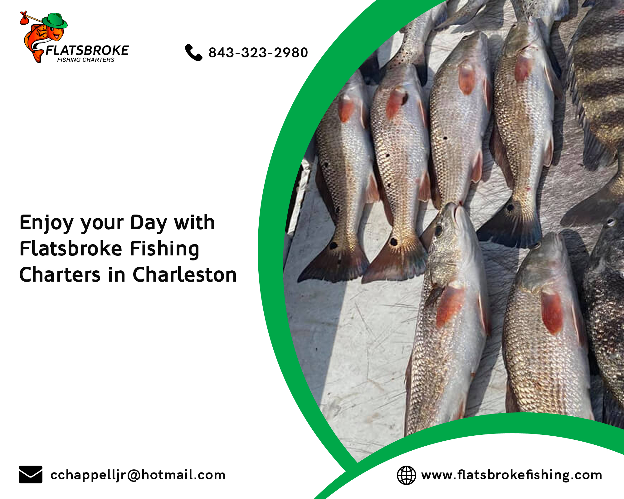 Enjoy your Day with Flatsbroke Fishing Charters In Charleston 
