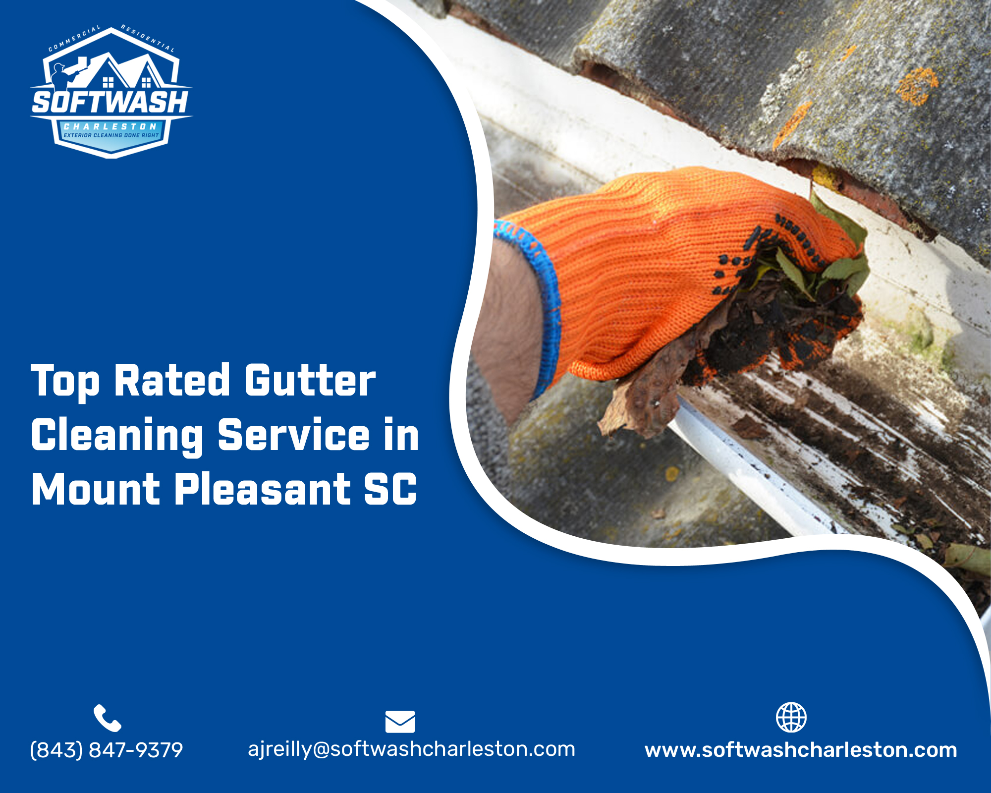 Top Rated Gutter Cleaning Service in Mount Pleasant SC