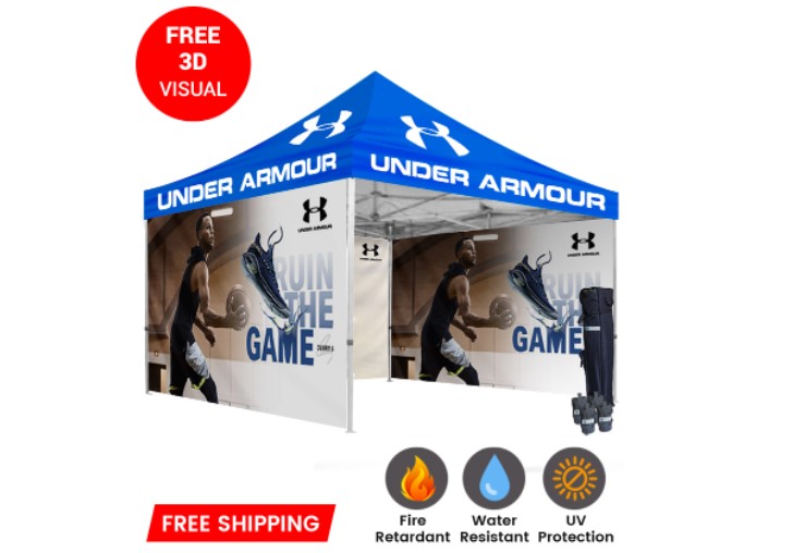 Order Now! 13x13 Canopy Tents with Fully Printed Graphics