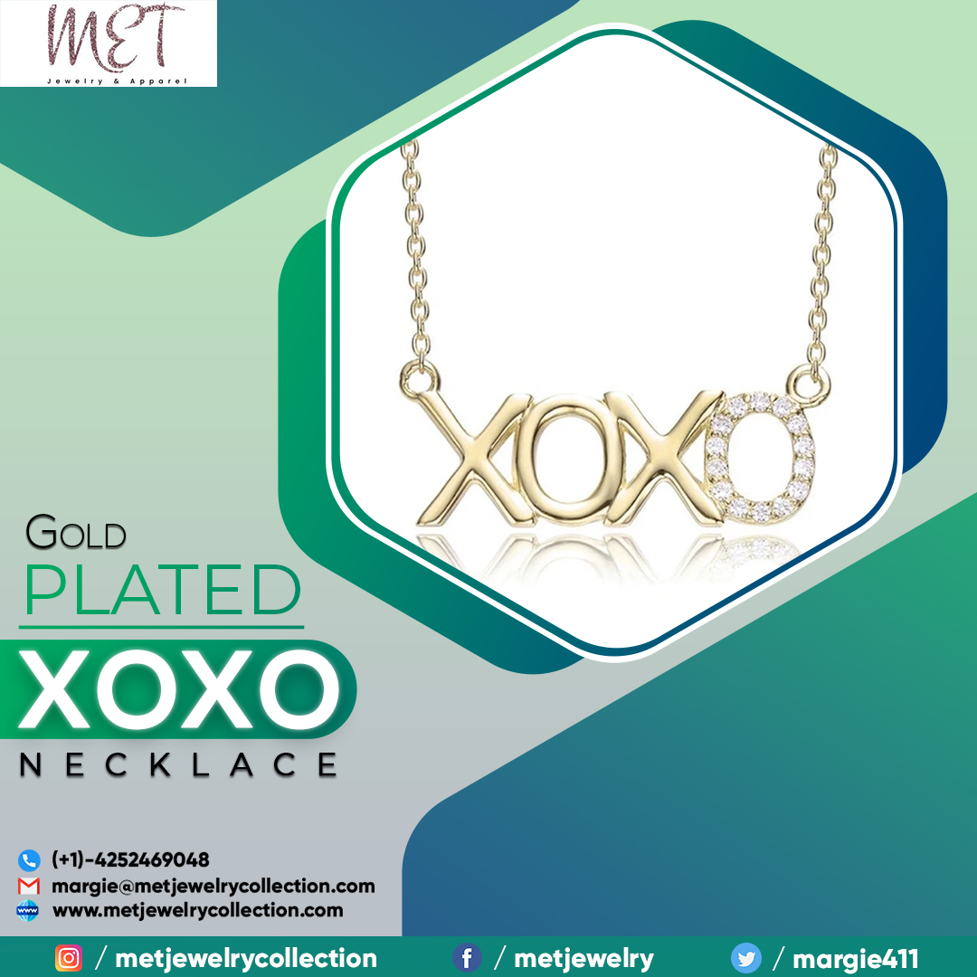 Gold Plated XOXO Necklace
