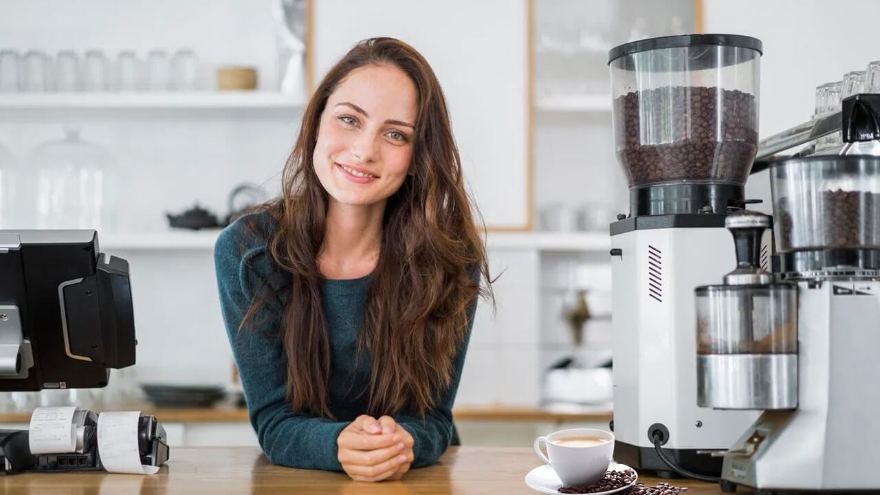 Office coffee machines with grinder