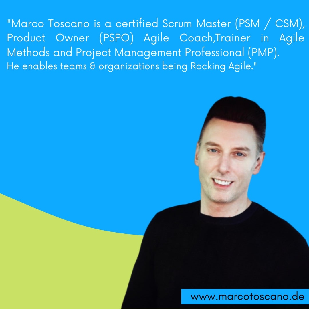 #1 Certified Agile Coach München - Marco Toscano