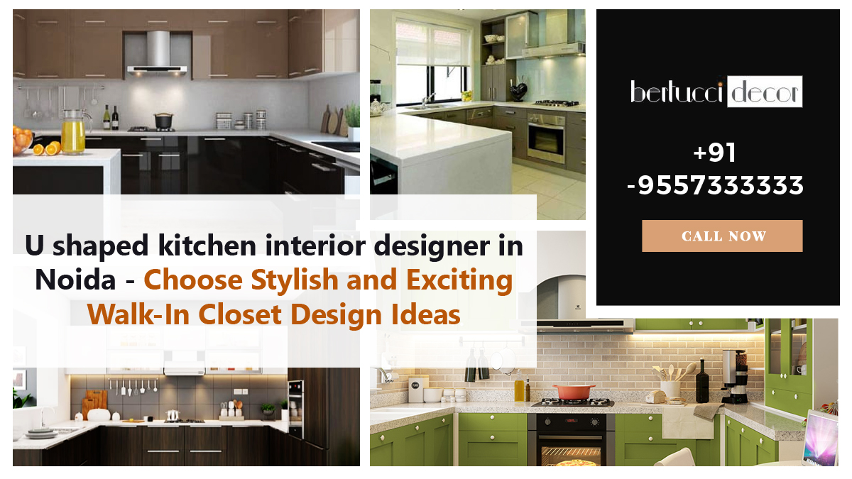 A Small U Shape Modular Kitchen Design Is Perfect For a Limited Space