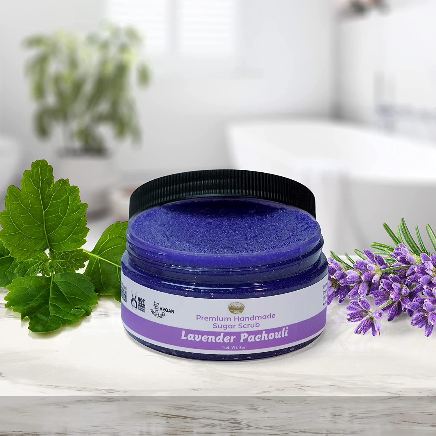 Luxurious Lavender Patchouli Sugar Body Scrub
