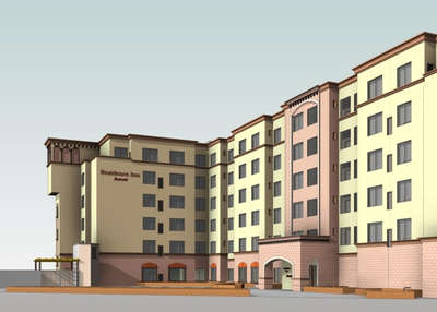 Architectural 3D Rendering & Modeling for Hotel Building