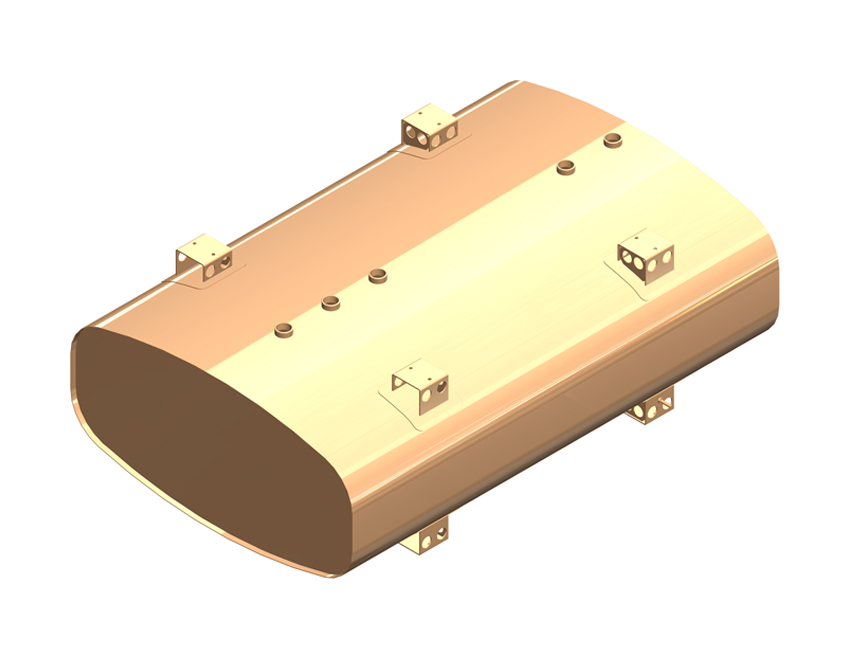 Liquid Storage & Transport Tank Model using Solidworks