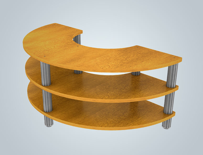 3D Furniture Rendering Model of Multifunctional Table