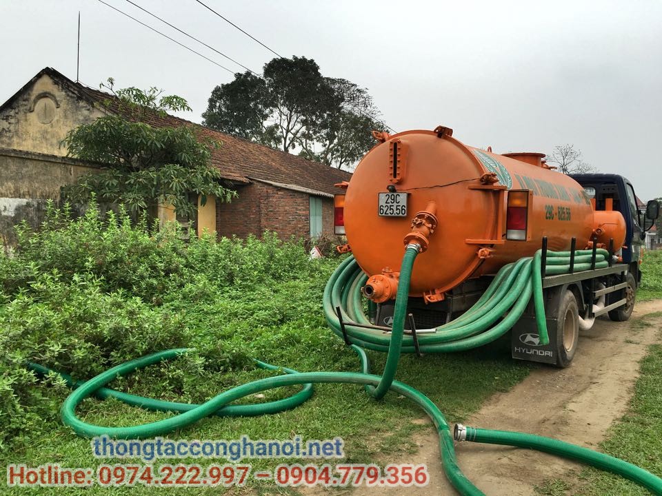 Những ưu điểm của dịch vụ hút bể phốt tại đan phượng giá rẻ