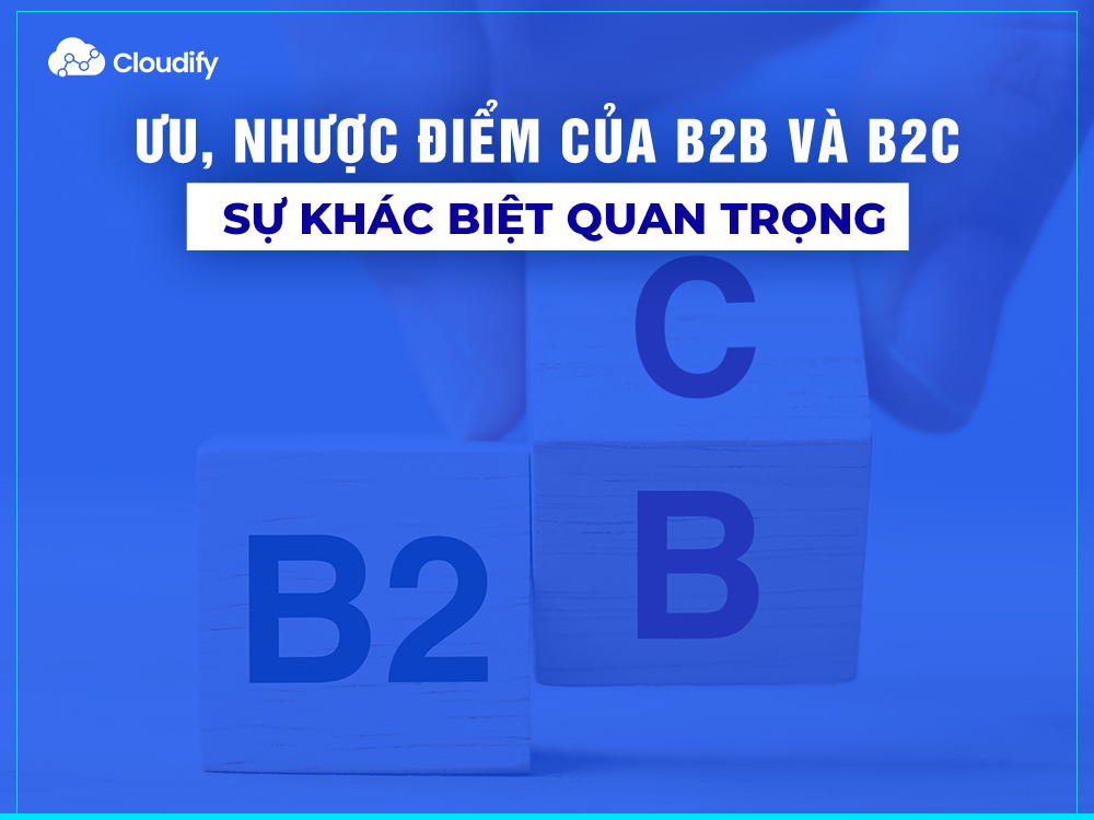 Ưu, nhược điểm của B2B và B2C – Sự khác biệt quan trọng