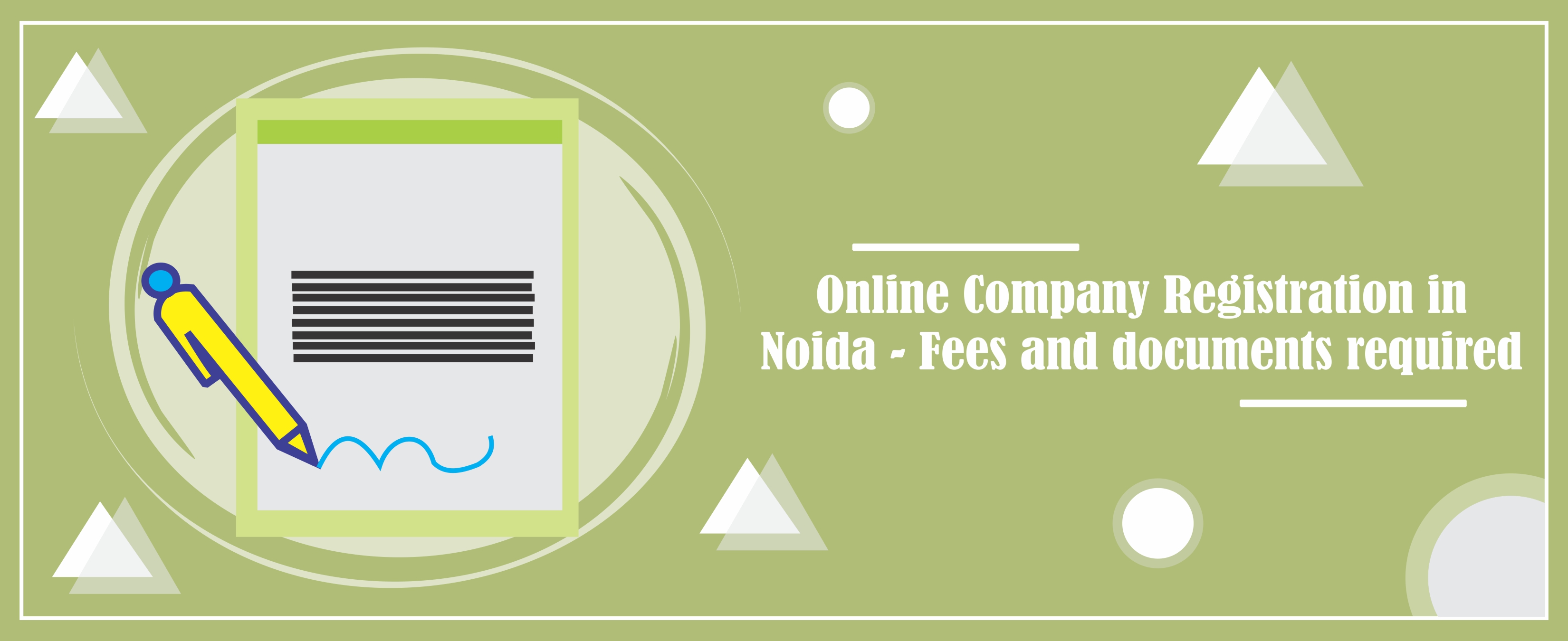 Online Company Registration in Noida - Fees and Documents Required
