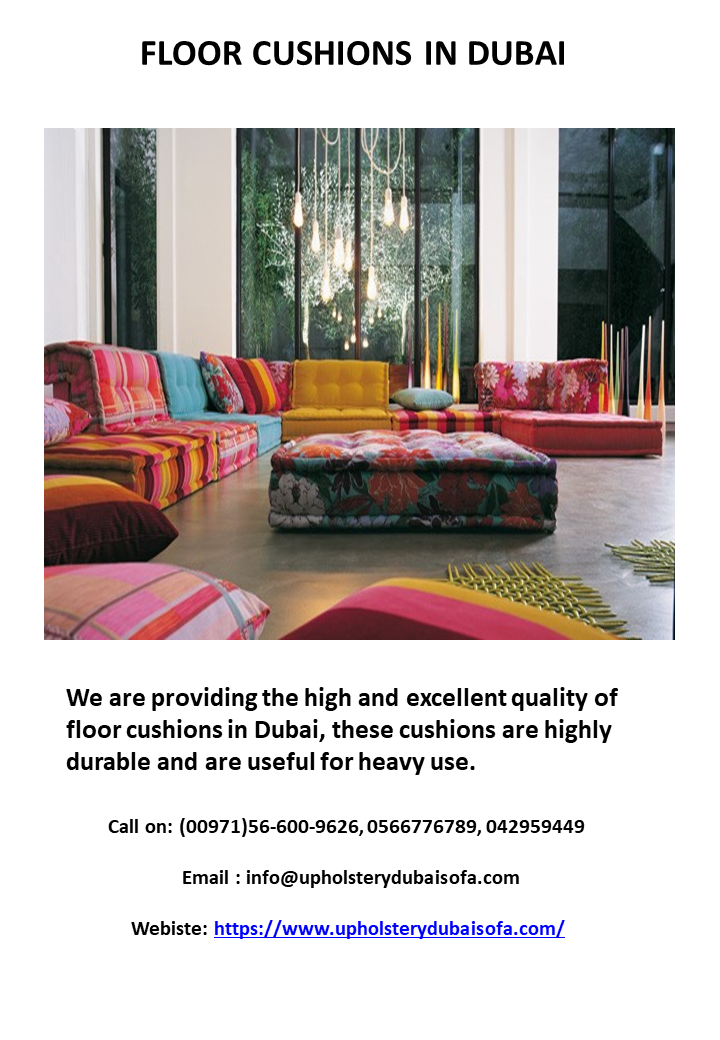 FLOOR CUSHIONS IN DUBAI
