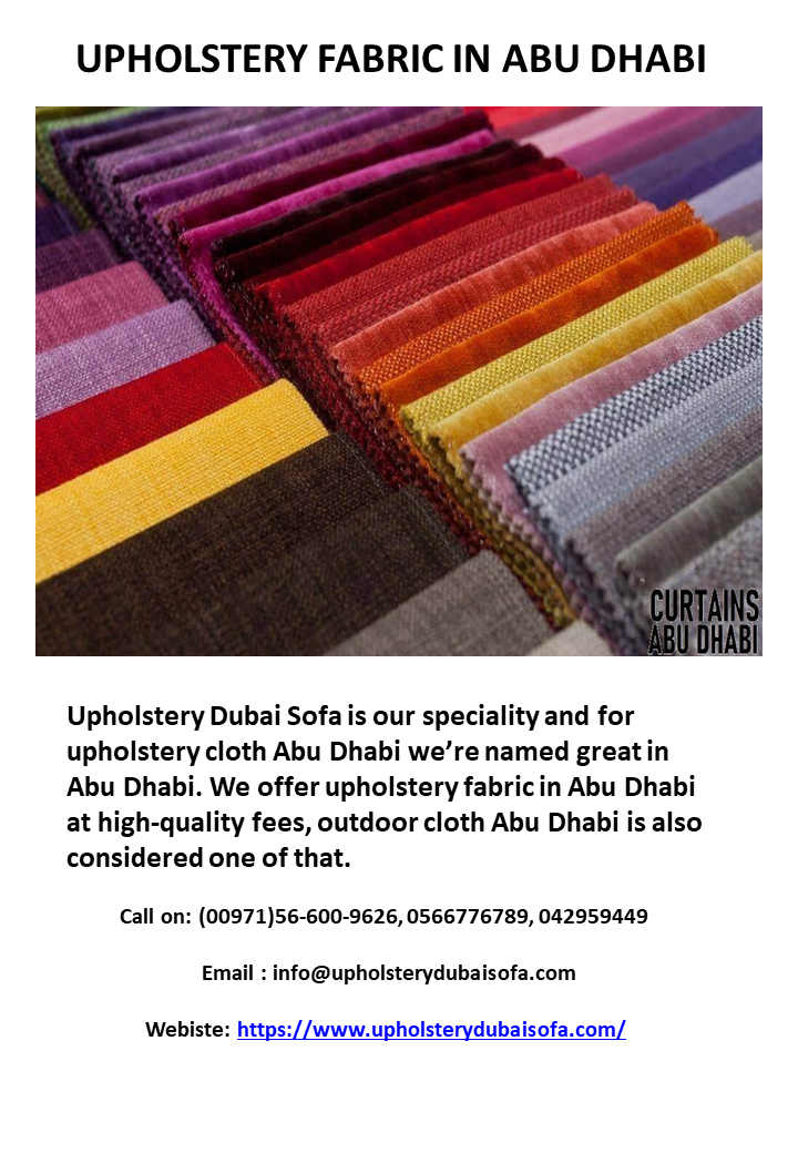 UPHOLSTERY FABRIC IN ABU DHABI