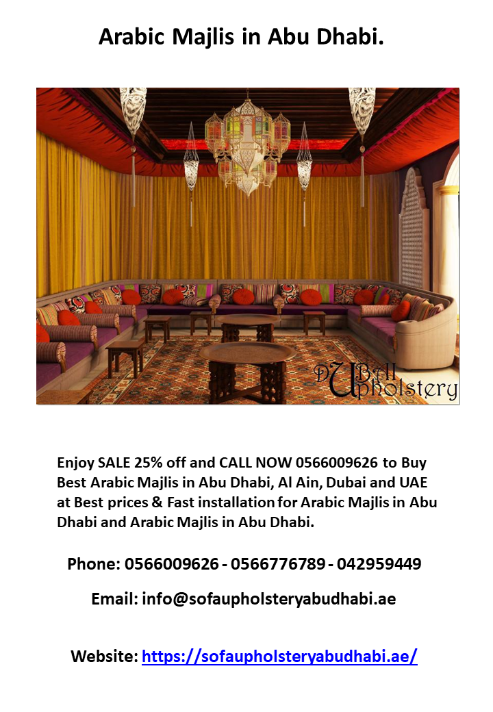 Arabic Majlis in Abu Dhabi.